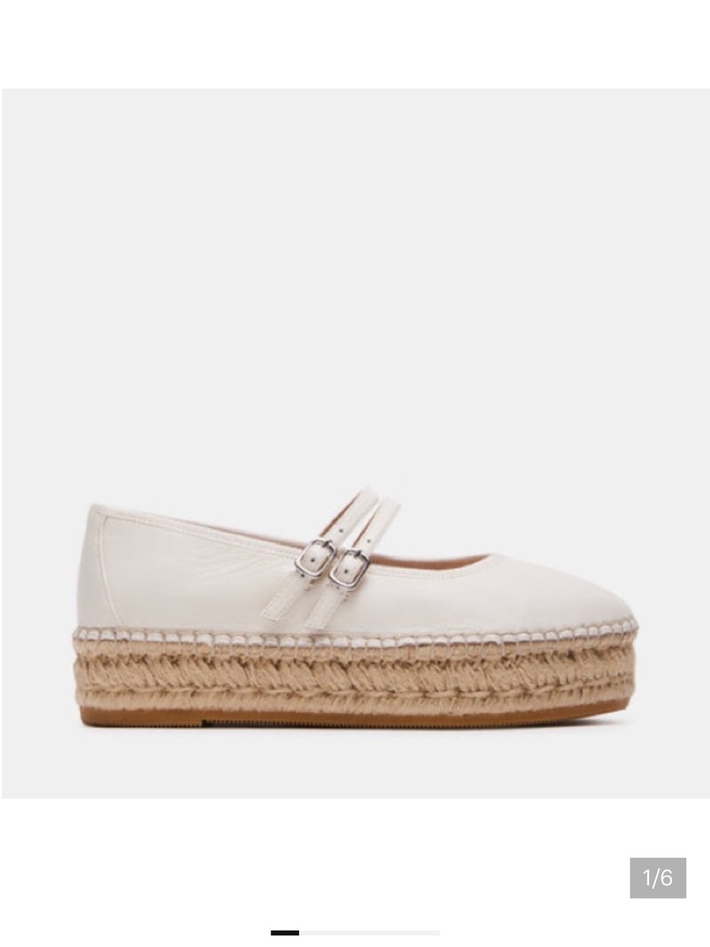 STEVE MADDEN BRINN BONE LEATHER-10Us nice condition leather mary janes platform